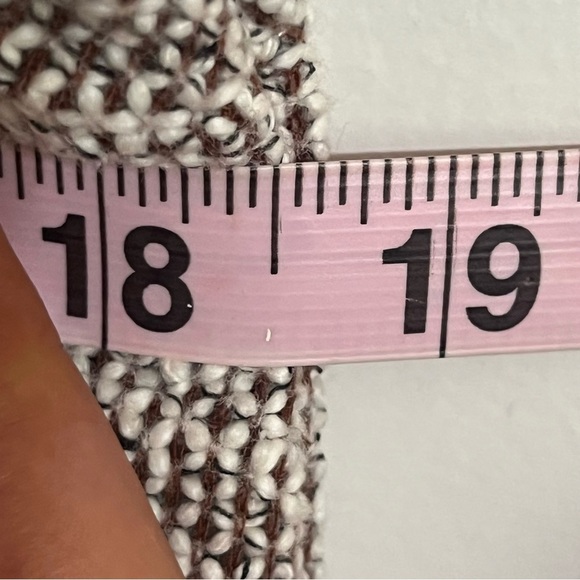 Women’s Blu Pepper Layered Knit Sweater With Linen Plaid Bottom Size Small - Picture 7 of 11